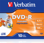 Verbatim DVD-R 4,7 GB 16x Inkjet JC (10) (2)