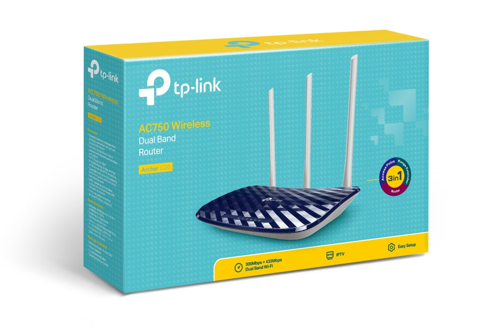 TP-Link AC750 router inalámbrico Ethernet rápido Doble banda (2,4 GHz / 5 GHz) Negro, Blanco (5)
