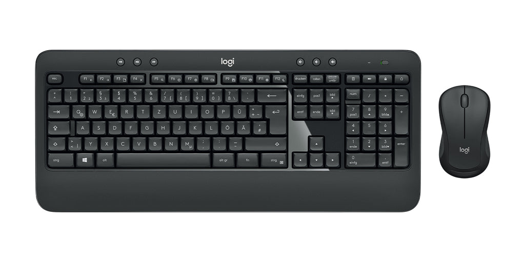 Logitech 920-008675 teclado Ratón incluido Universal RF inalámbrico QWERTZ Alemán Negro (3)