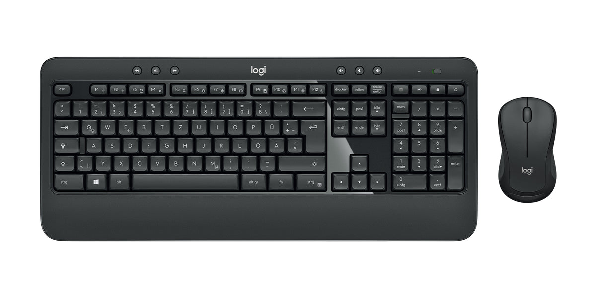Logitech 920-008675 teclado Ratón incluido Universal RF inalámbrico QWERTZ Alemán Negro (3)