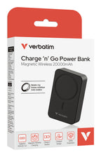 Verbatim Charge 'n' Go Essentials 20000 mAh Cargador inalámbrico Negro