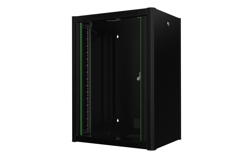 Armario de rack Lanview RWP16U45BL 16U Rack de pared Negro