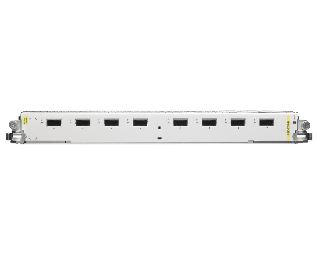 Cisco Tarjeta de línea DX 10GE 8 puertos A9K-8T/4-B-RFB Reacondicionado