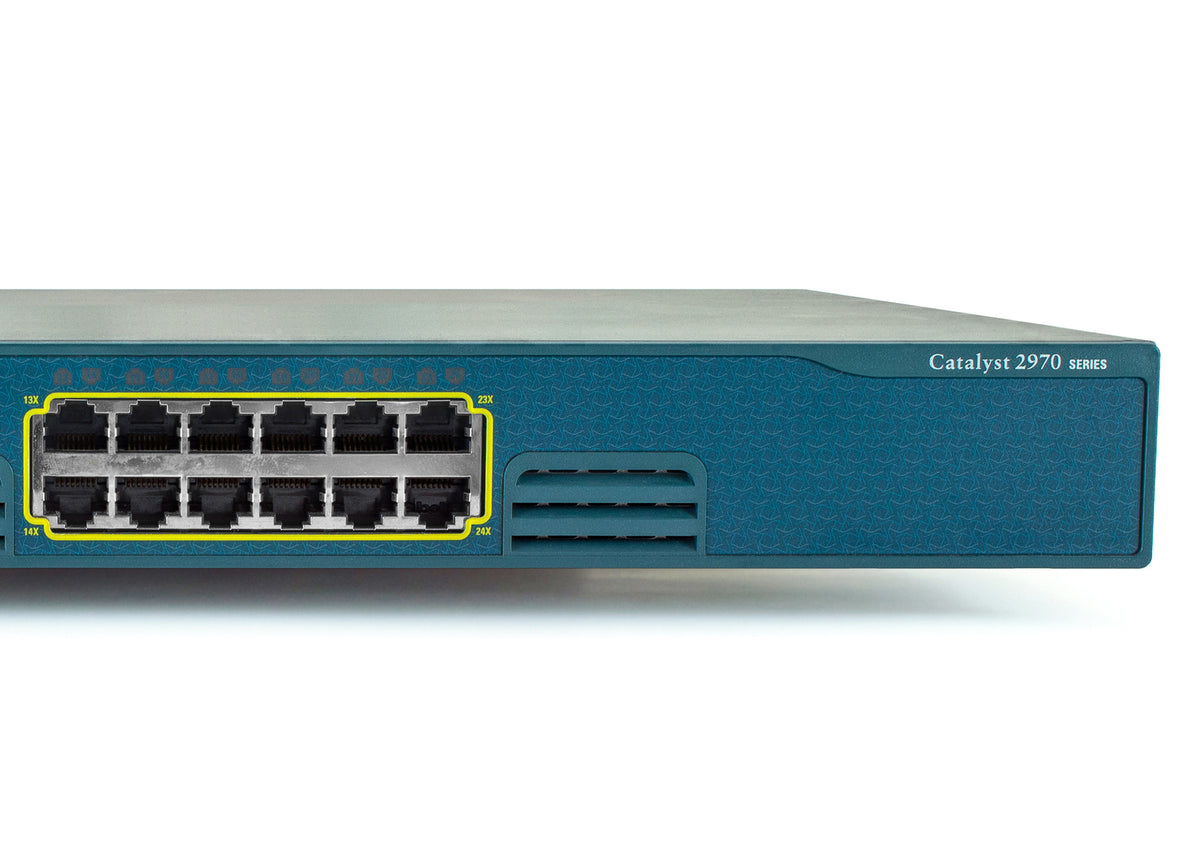 Cisco Catalyst 2970 24 puertos WS-C2970G-24T-RFB – Reacondicionado (3)