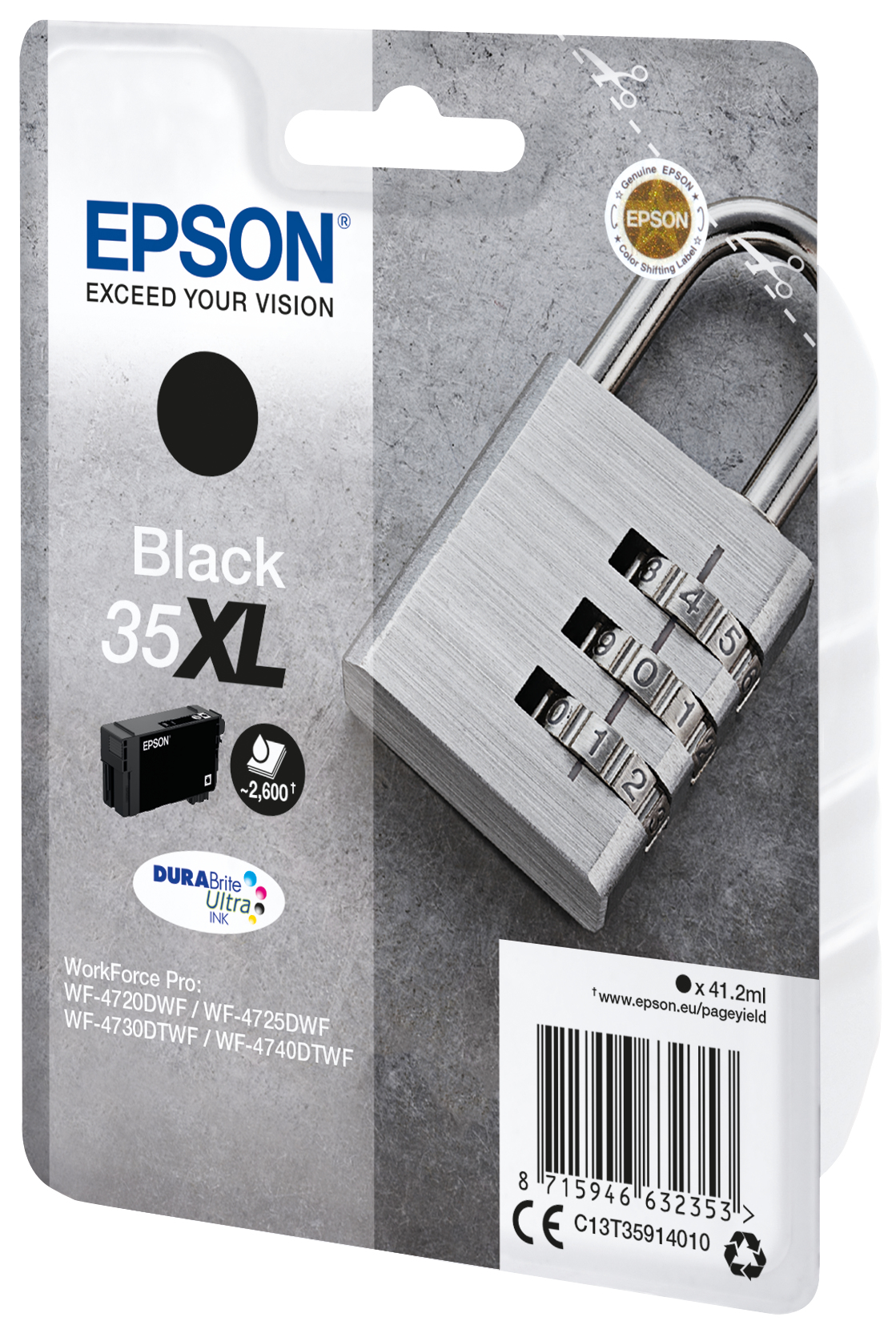 Epson C13T35914020 - 41.2 ml, XL, negro, original