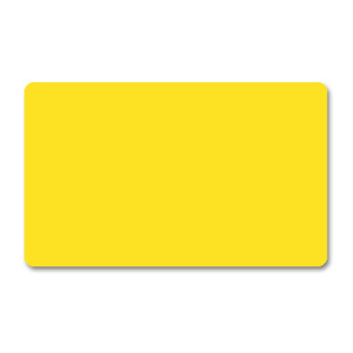 Evolis plastic card, 100 pcs., yellow