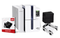 Evolis Edikio Duplex, doble cara, 12 puntos/mm (300 ppp), USB, Ethernet, kit (USB)