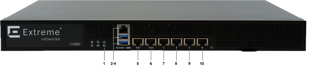 Extreme 1130C Dispositivo de gestión red 1GbE 1U montable bastidor
