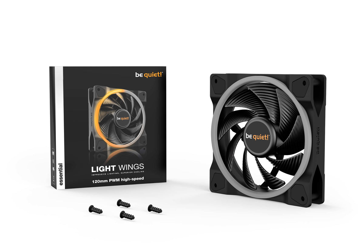 be quiet! Light Wings | 120mm PWM high-speed Carcasa del ordenador Ventilador 12 cm Negro 1 pieza(s) (5)