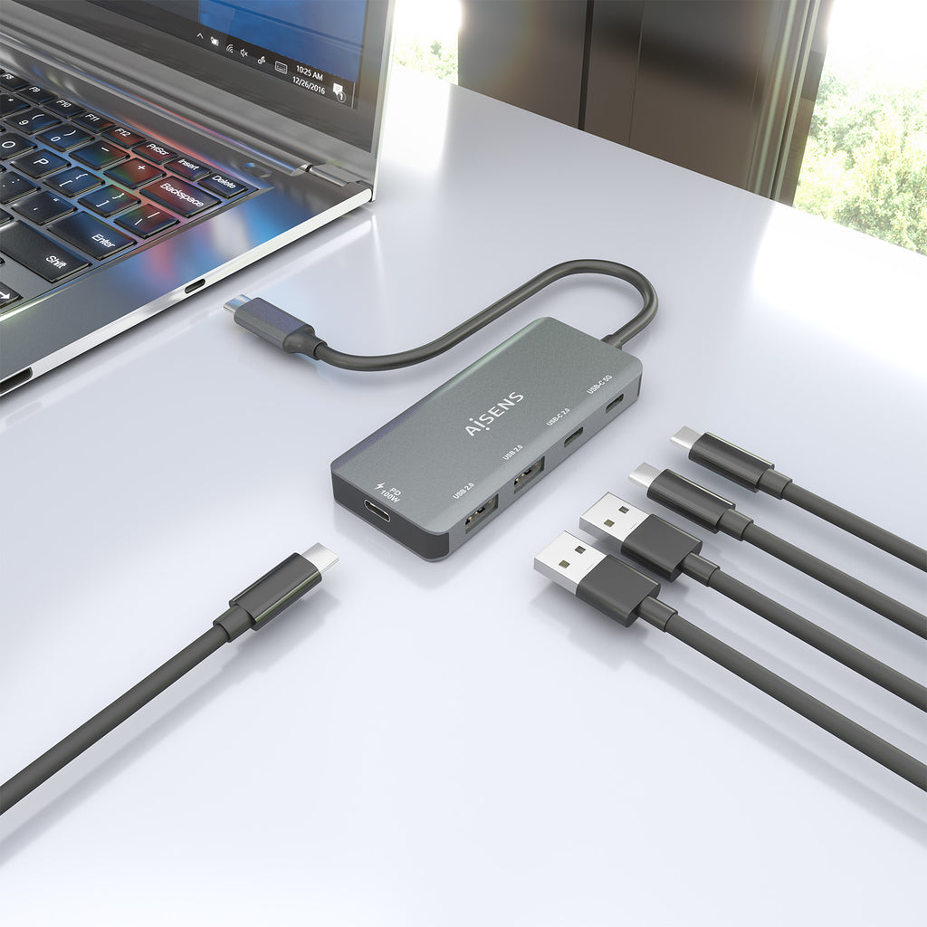 AISENS A109-0946 base para portátil y replicador de puertos Alámbrico USB 3.2 Gen 1 (3.1 Gen 1) Type-C (7)