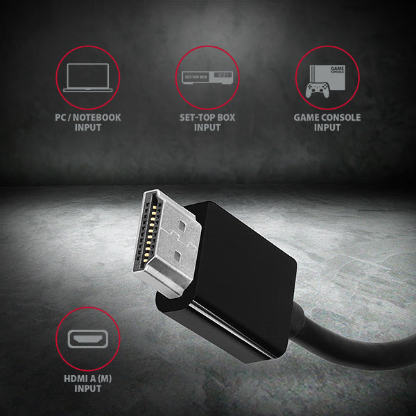 Axagon RVH-VGN adaptador de cable de vídeo 0,15 m HDMI tipo A (Estándar) VGA (D-Sub) Negro (3)