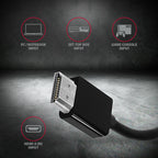 Axagon RVH-VGN adaptador de cable de vídeo 0,15 m HDMI tipo A (Estándar) VGA (D-Sub) Negro (3)