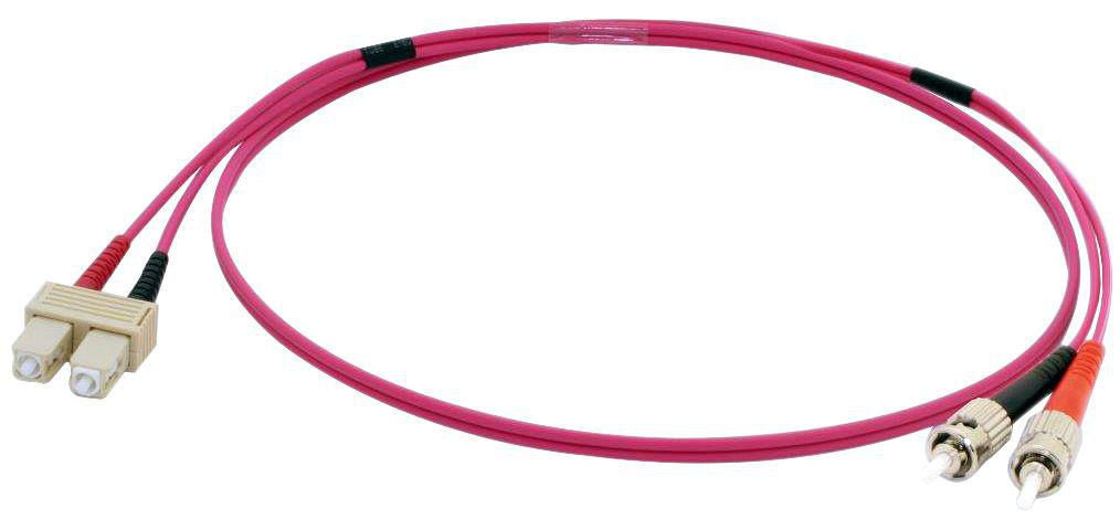 Microconnect FIB1220005-4 Cable de fibra óptica e InfiniBand 2 m SC ST Violeta (2)