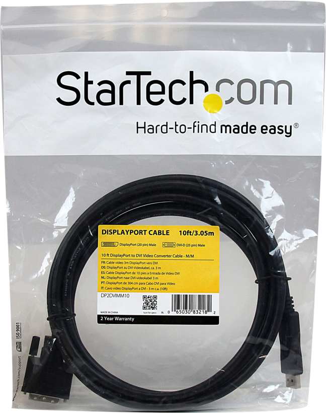 Startech - Cable Adaptador DisplayPort a DVI DVI-D Monoenlace de Vídeo 1080p (4)