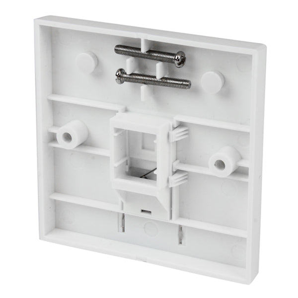 StarTech.com PLATE1WHUK caja de tomacorriente Blanco (2)