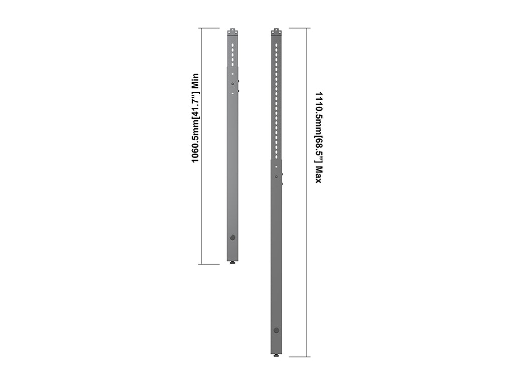 Multibrackets 3540 accesorio para soporte de pantalla de señalización Raíl