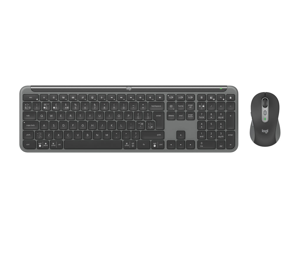 Logitech 920-012494 teclado Ratón incluido Oficina RF Wireless + Bluetooth QWERTY Inglés del Reino Unido Grafito (6)