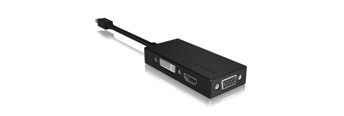 ICY BOX IB-AC1032 Mini DisplayPort DVI-D + VGA (D-Sub) + HDMI Negro (4)