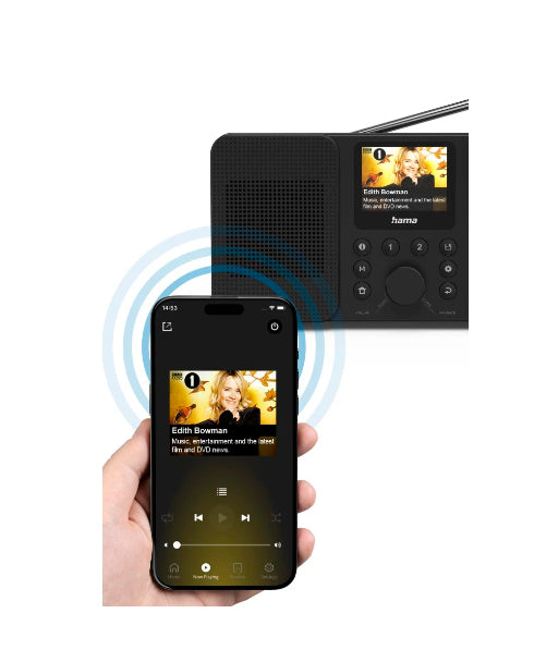 Hama 00054257 radio Personal Digital Negro (4)