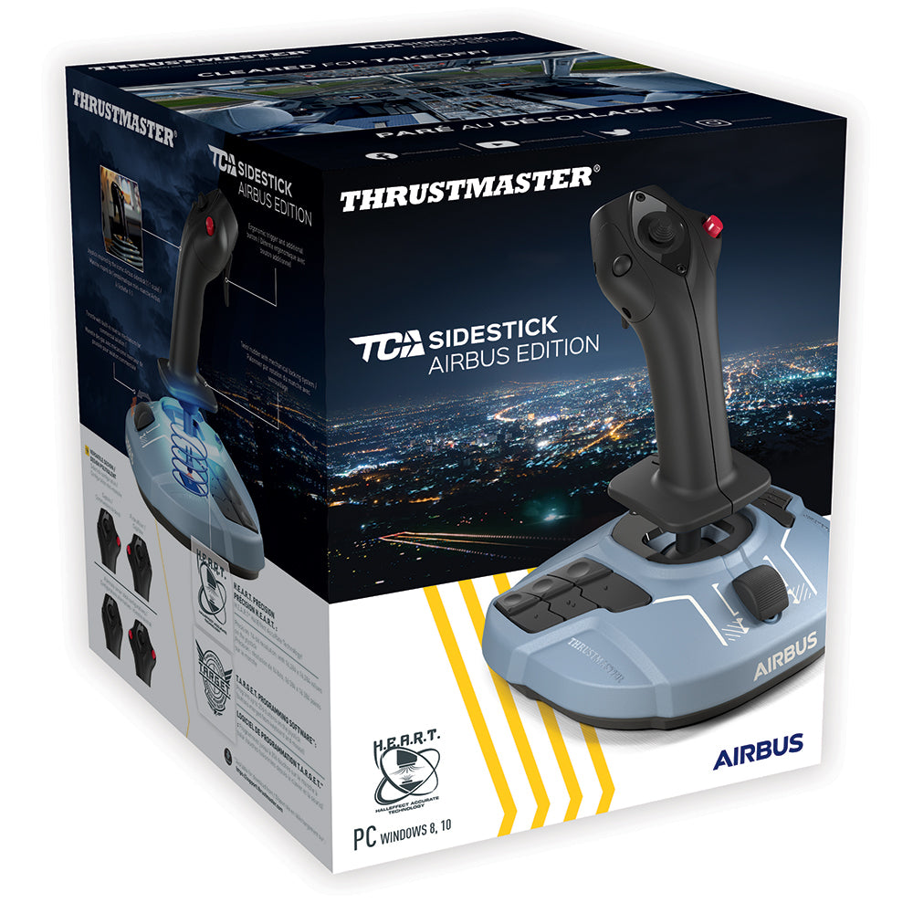 Thrustmaster TCA Sidestick Airbus edition Negro, Azul USB Palanca de vuelo Analógico/Digital PC (7)