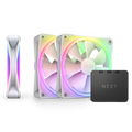 NZXT F120 RGB DUO Pack de 3 Ventilador para caja de ordenador 12 cm Blanco 3