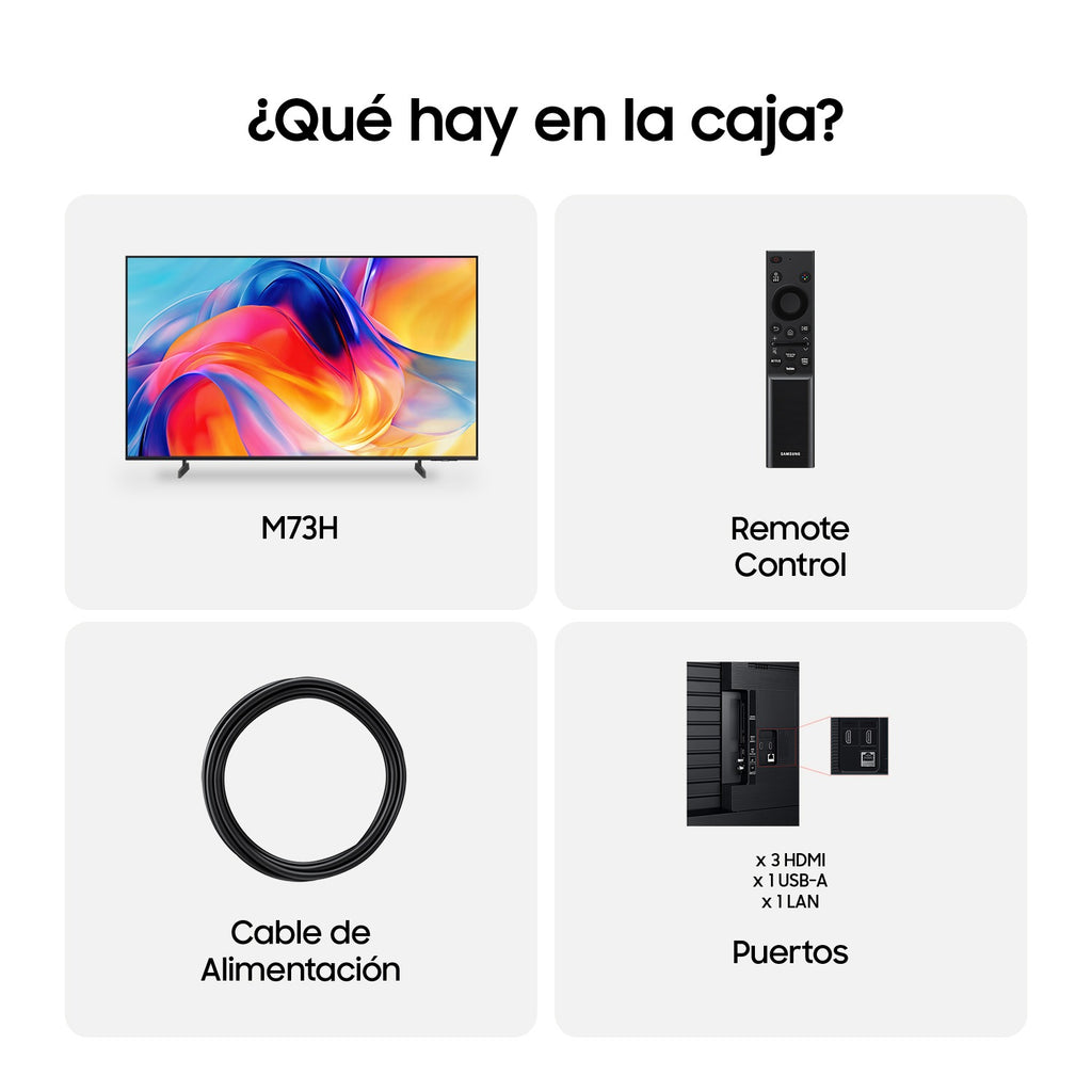 Samsung TU50M73HAUXXC Televisor 127 cm (50") 4K Ultra HD Wifi Negro (8)