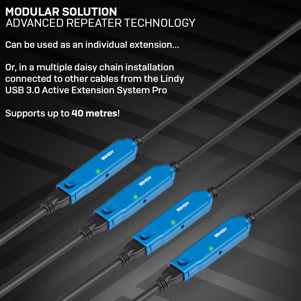 Lindy 43158 cable USB USB 3.2 Gen 1 (3.1 Gen 1) 8 m USB A 5 Gbit/s Negro (7)