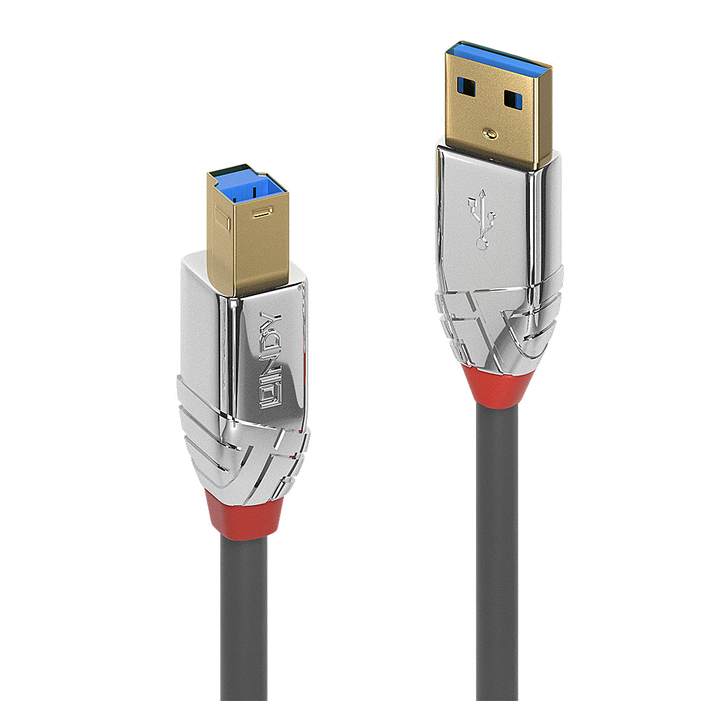 Lindy 36662 cable USB USB 3.2 Gen 1 (3.1 Gen 1) 2 m USB A USB B 5 Gbit/s Gris (2)