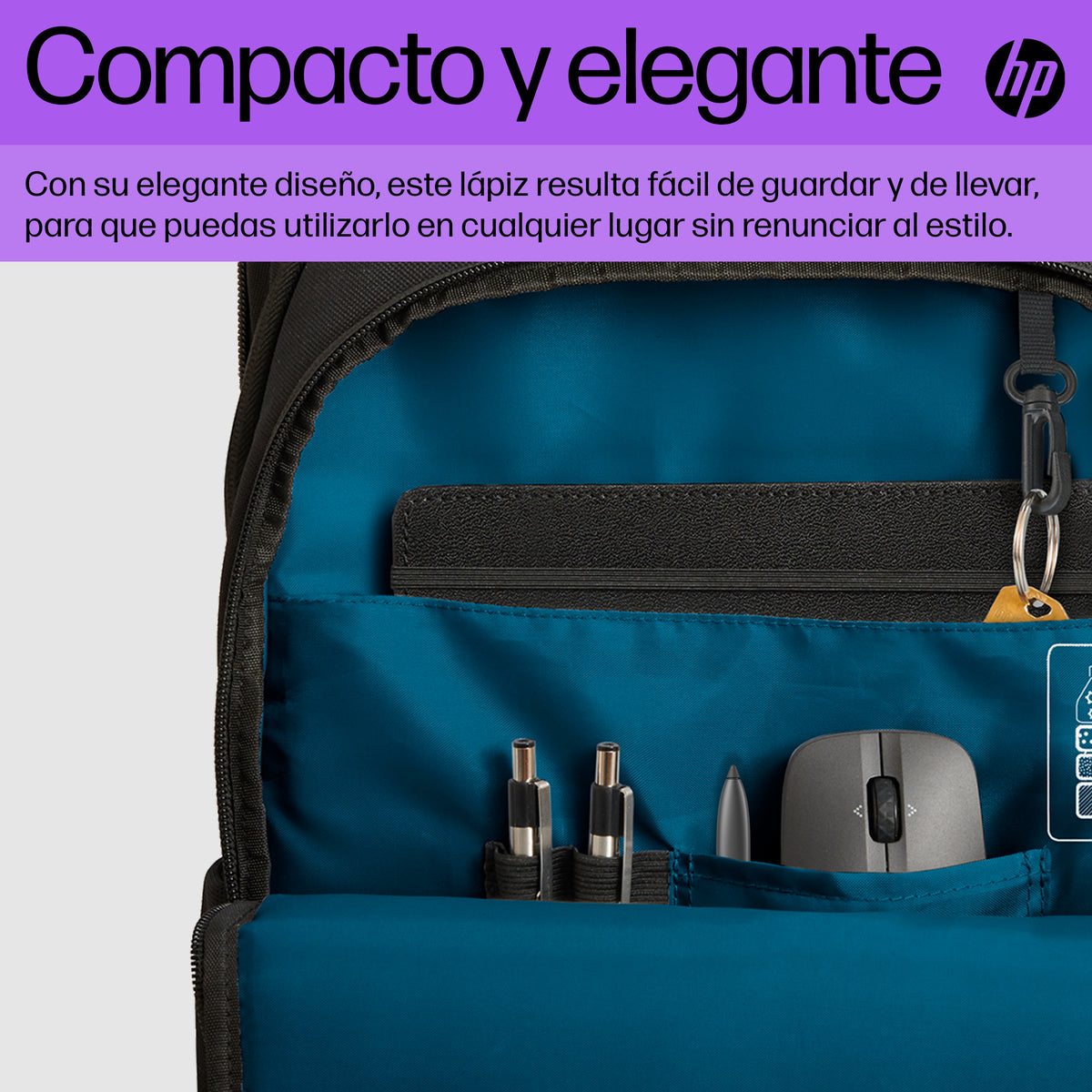 HP Slim RECHBL Pen lápiz digital 13,9 g Gris (8)
