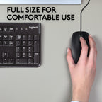 Logitech M110 Silent ratón Oficina Ambidextro USB tipo A Óptico 1000 DPI (4)