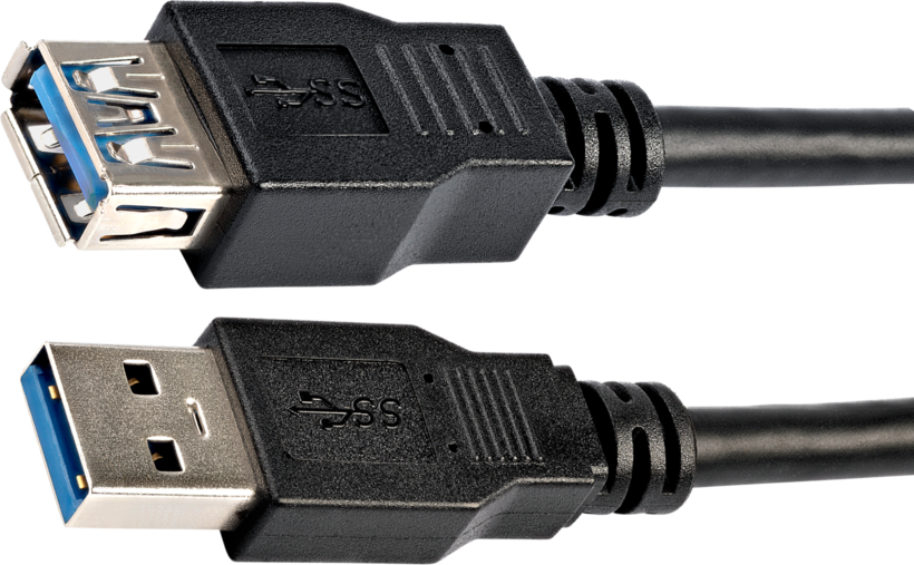 Startech USB3SEXT2MBK - USB A Macho a Hembra, Cable alargador USB, USB Tipo