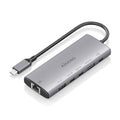 AISENS ASUC-6P030-GR base para portátil y replicador de puertos Alámbrico USB 3.2 Gen 1 (3.1 Gen 1) Type-C (2)