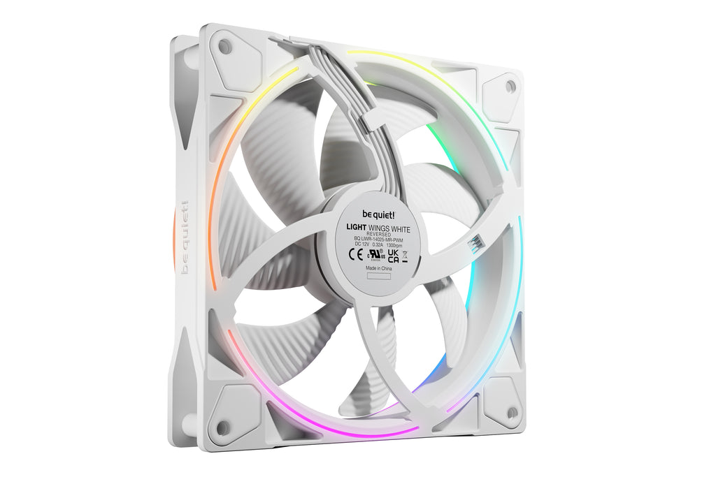 be quiet! Light Wings 140 mm PWM Reverse White Carcasa del ordenador Ventilador 14 cm Blanco 1 pieza(s) (4)