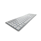 CHERRY KW 9100 SLIM FOR MAC teclado Universal USB + Bluetooth QWERTY Inglés Plata (3)