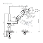 AISENS DT32TSR-449 soporte para monitor 81,3 cm (32") Escritorio (8)