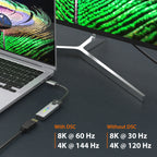 j5create JCA157 adaptador de cable de vídeo 0,1 m USB Tipo C Negro, Gris (7)
