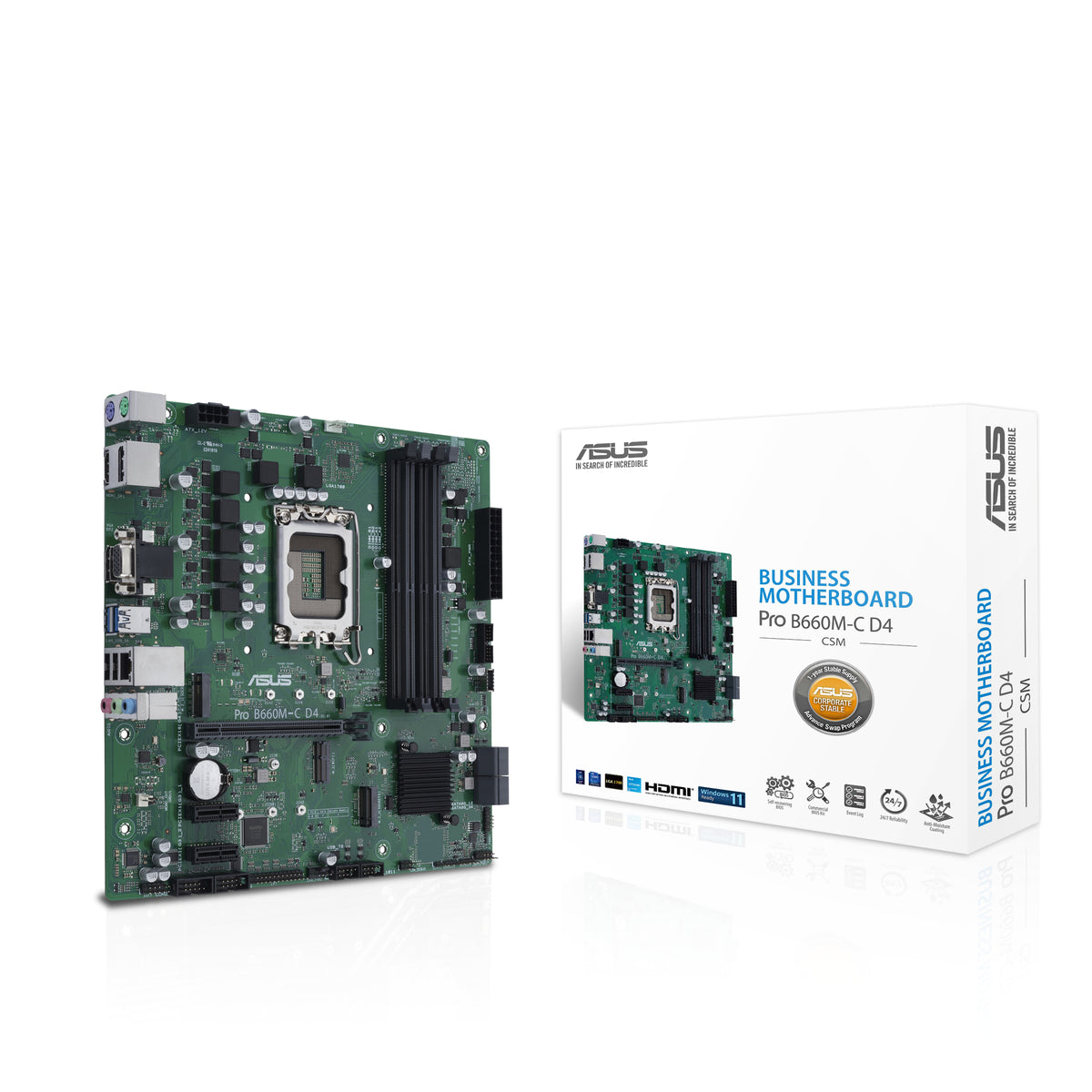ASUS PRO B660M-C D4-CSM Intel B660 LGA 1700 micro ATX (6)