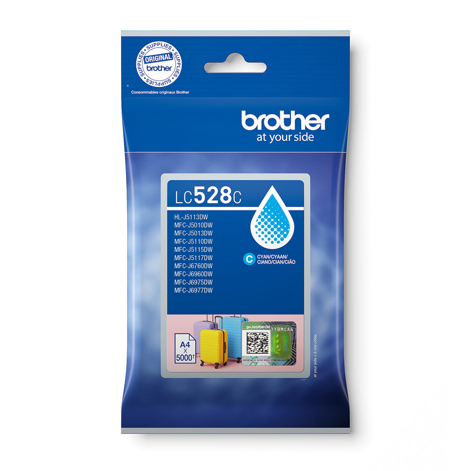 Brother LC528C cartucho de tinta 1 pieza(s) Original Cian (2)