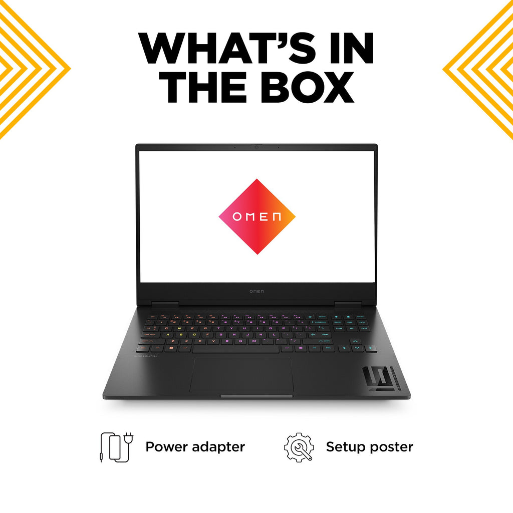 OMEN by HP OMEN 16-xd0003na AMD Ryzen™ 7 7840HS Laptop 40.9 cm (16.1") Full HD 16 GB DDR5-SDRAM 512 GB SSD NVIDIA GeForce RTX 4050 Wi-Fi 6E (802.11ax) Windows 11 Home Black (7)