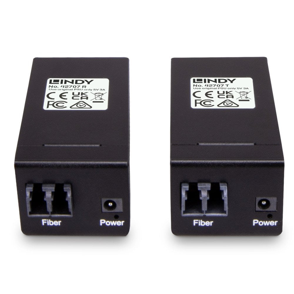 Lindy 42707 extensor audio/video Transmisor y receptor de señales AV Negro (5)