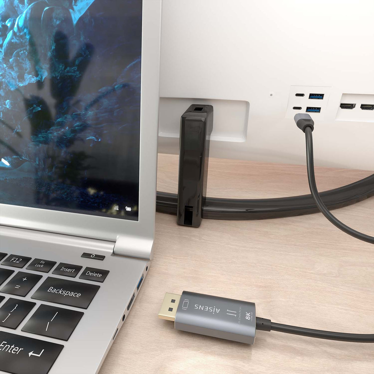 AISENS A109-0880 adaptador de cable de vídeo 1,8 m USB Tipo C (5)