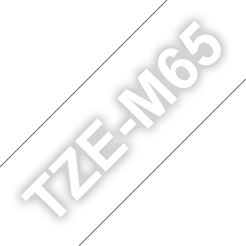 Brother TZE-M65 cinta para impresora de etiquetas Transparente (2)