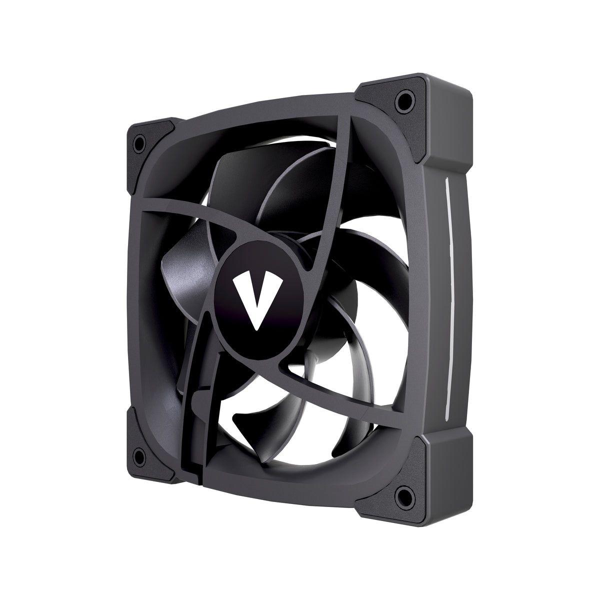 VIDA Stealth 120mm ARGB PWM Case Fan, Hydraulic Bearing, Outer Ring Lighting