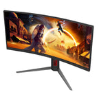 AOC G4 CU34G4Z pantalla para PC 86,4 cm (34") 3440 x 1440 Pixeles Wide Quad HD LED Negro, Rojo (7)