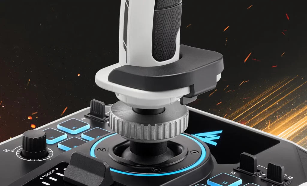 Thrustmaster Sol-R 2 HOSAS Space Sim Duo Negro, Blanco USB Palanca de vuelo Analógico/Digital PC (4)