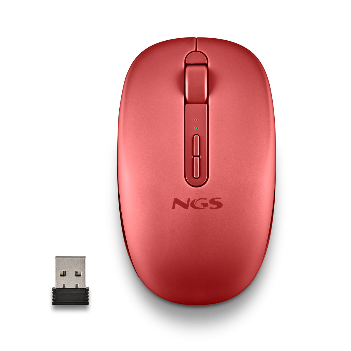 NGS FOG DUAL RED ratón Universal Ambidextro RF Wireless + Bluetooth 1600 DPI (2)