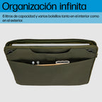 HP 15.6 Modular Laptop Sleeve 39,6 cm (15.6") Verde, Gris (6)