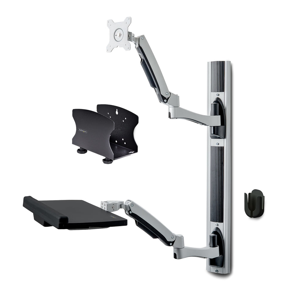 StarTech.com 2PASTSC-WALL-MOUNT estacion de trabajo sentado o de pie