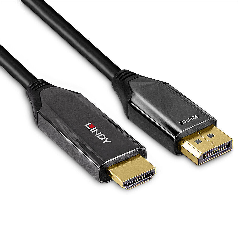 Lindy 40930 adaptador de cable de vídeo 1 m DisplayPort HDMI (4)
