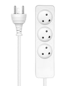 Microconnect MC-EDBGRU0302W base múltiple 2 m 3 salidas AC Blanco (3)